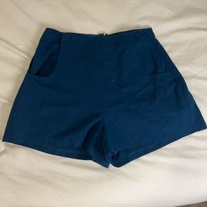 Blue shorts